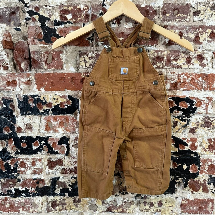 Carhartt Brown Bibs Boys 9M