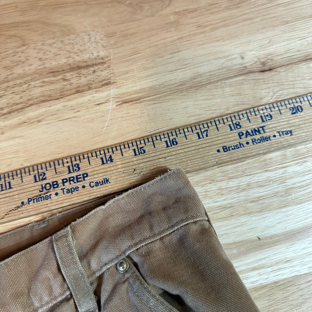 Carhartt B01 BRN Mens 34x30 Double Knee Pants