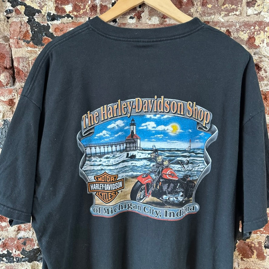 Harley Davidson Men's 2XL S/S Black T-Shirt