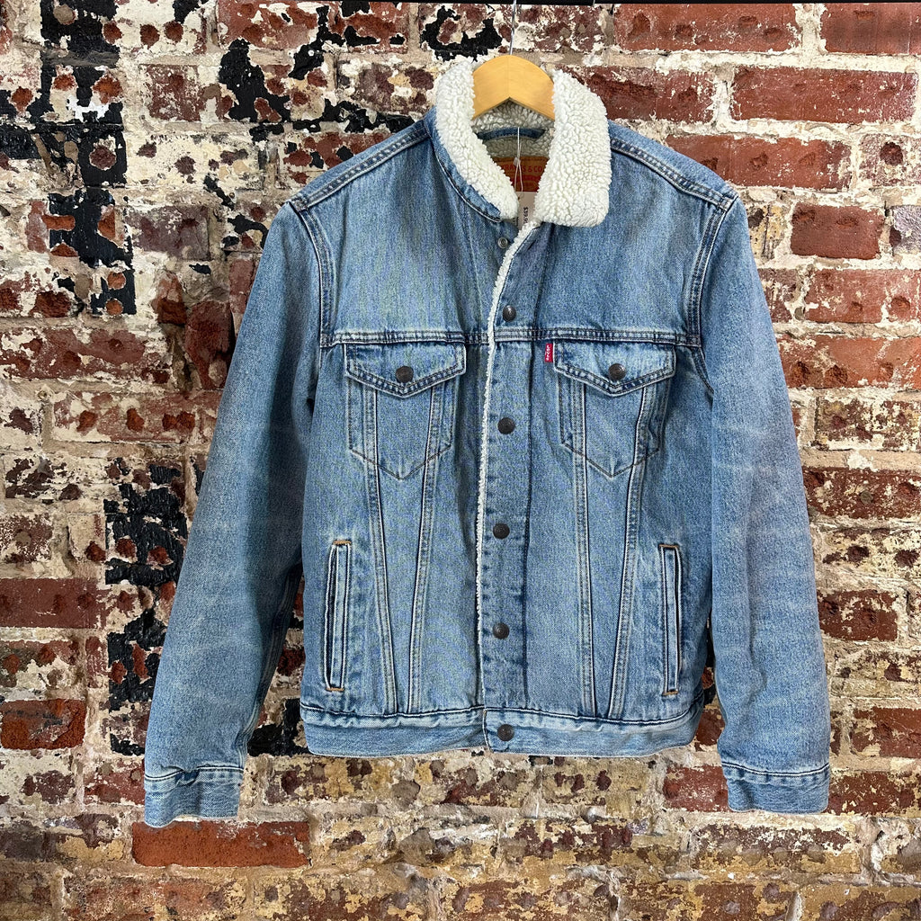 Levi's Mens Medium Sherpa Jean Jacket