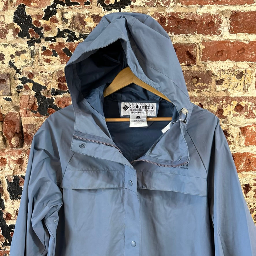 Columbia Women's Medium Blue Rain Jacket