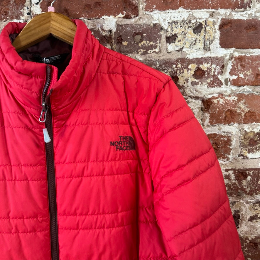 North Face Red Puffer Jacket Mens Small