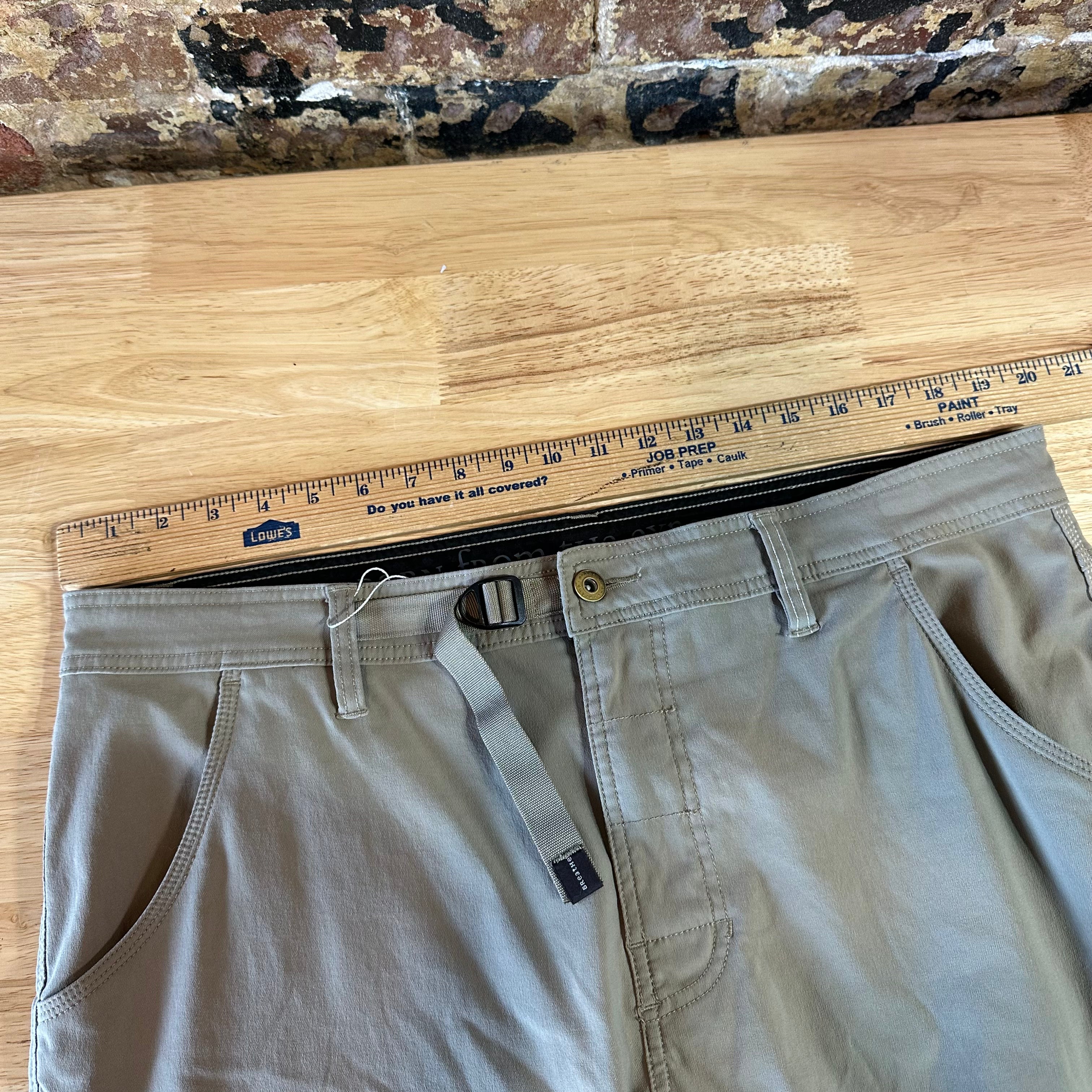 Prana Mens 38x29 Tan Pants