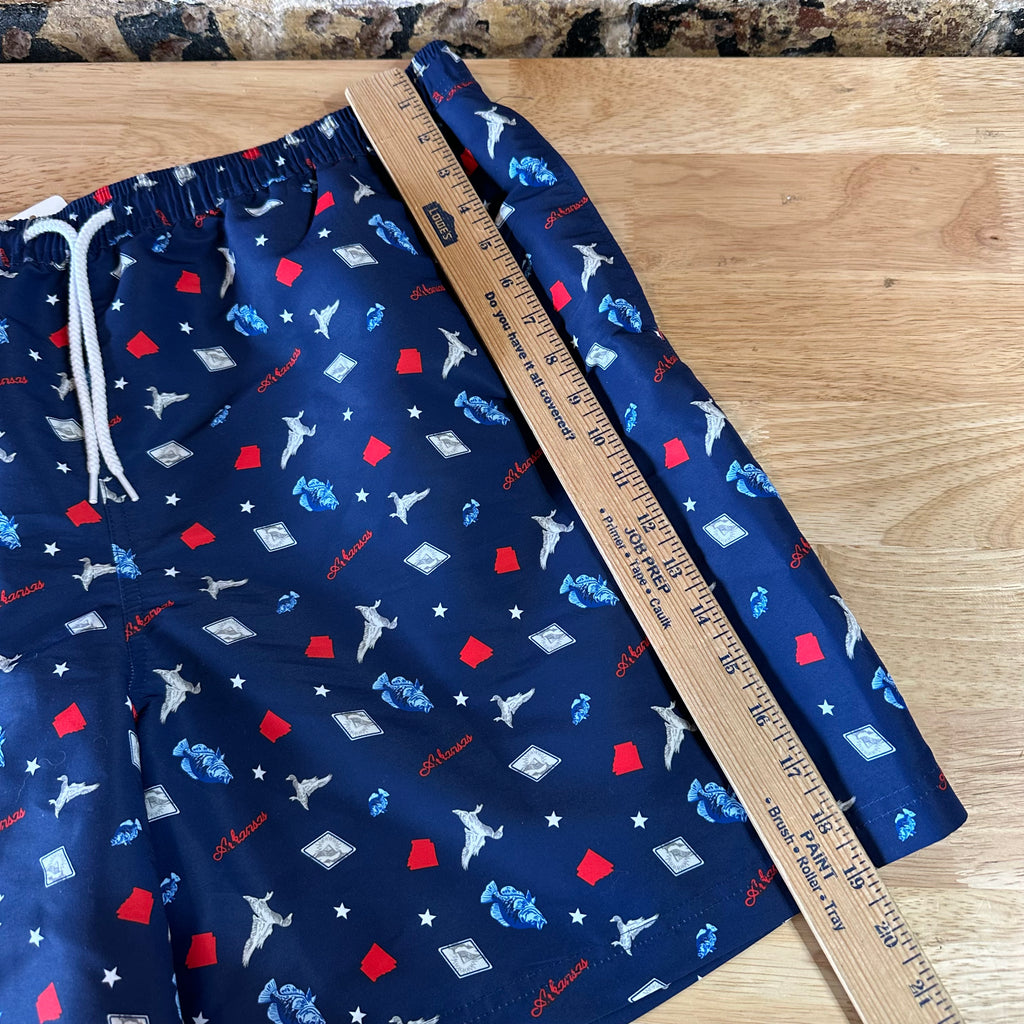 Magellan Mens 2XL Blue Arkansas Shorts