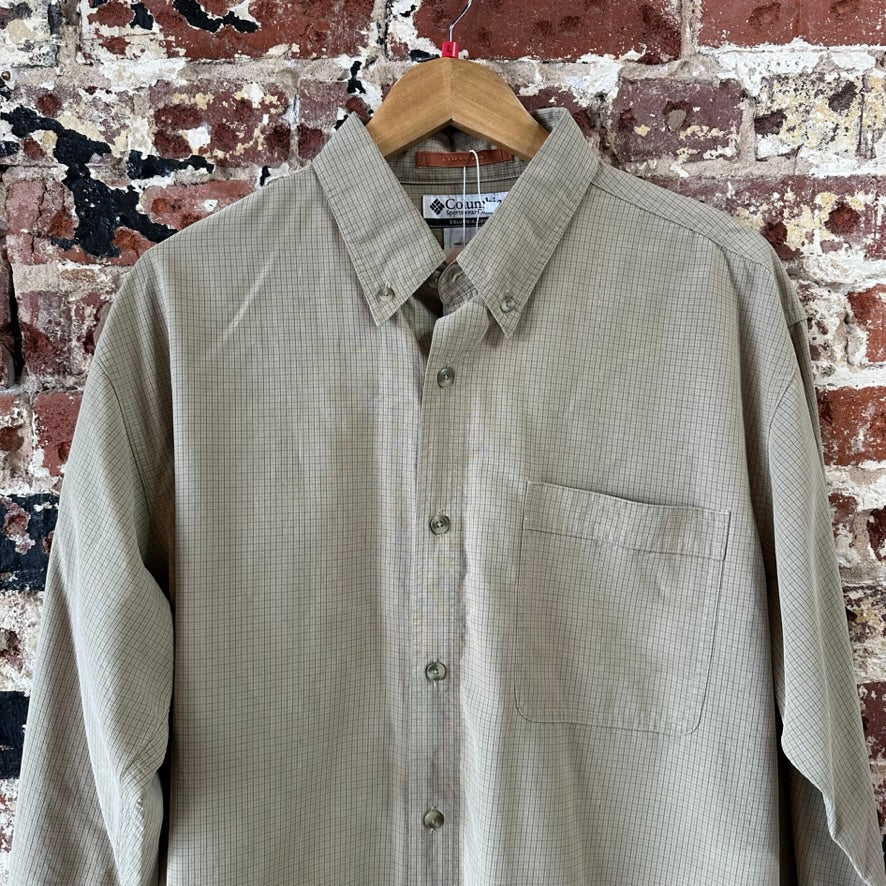Columbia Mens Large Button Up