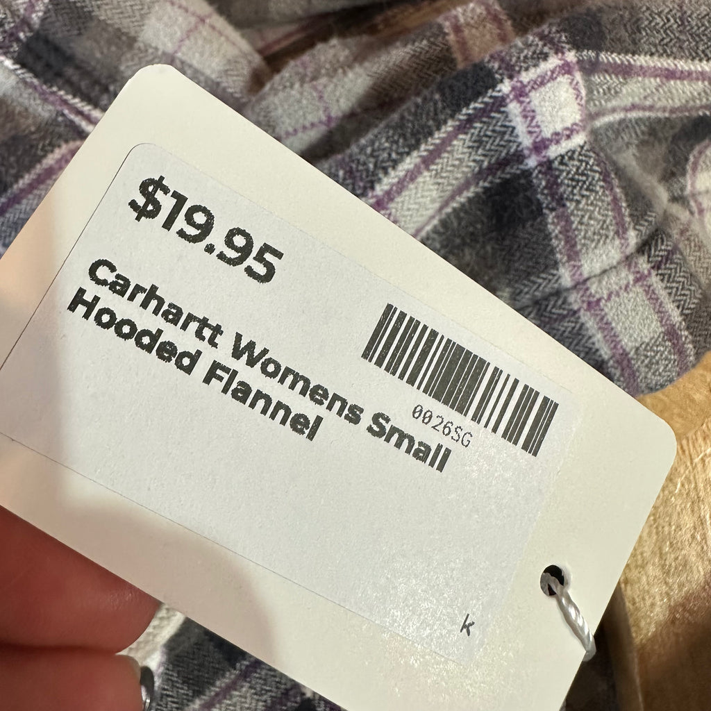 Carhartt Womens Small Button Up Flannel Shirt