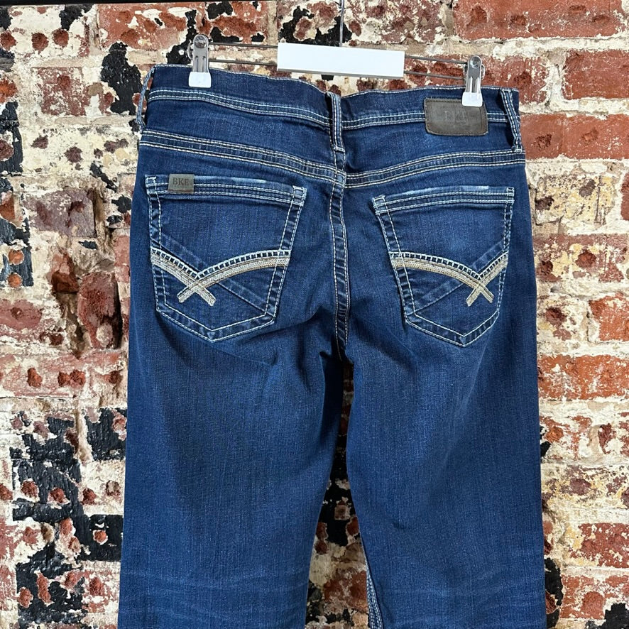BKE Mens 34x34 Blue Jeans