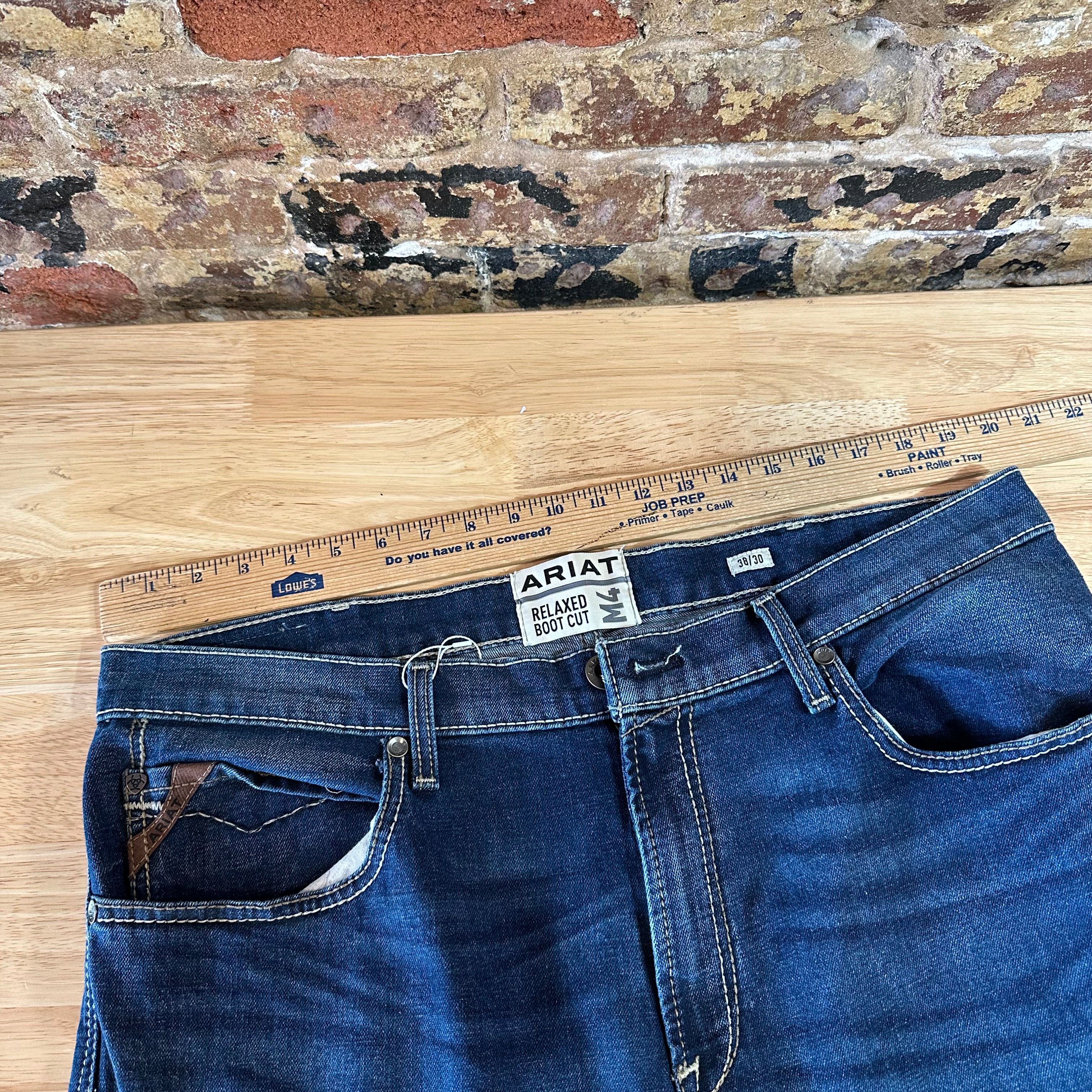 Ariat M4 Mens 38x30 Blue Jeans