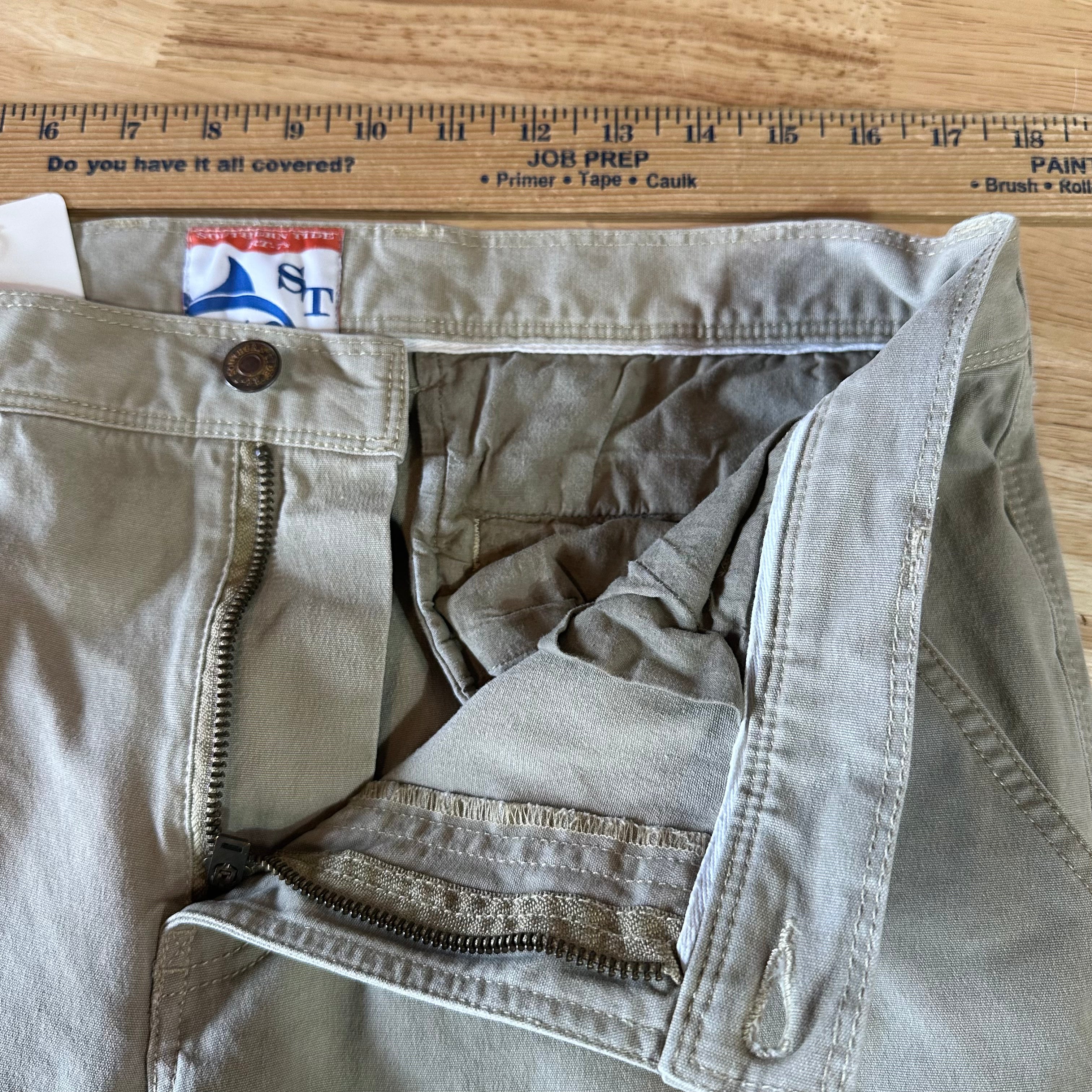 Southern Tide Mens 34x29 Tan Pants