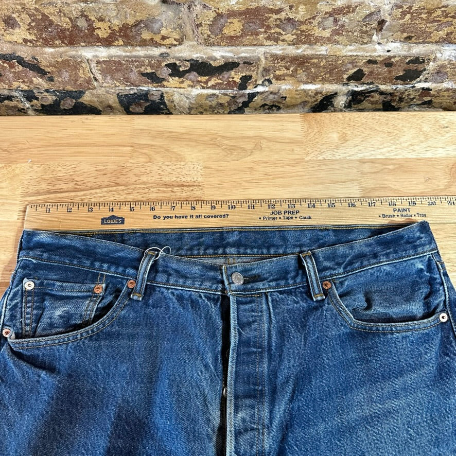 Levi's 501 Mens 42x34 Blue Jeans