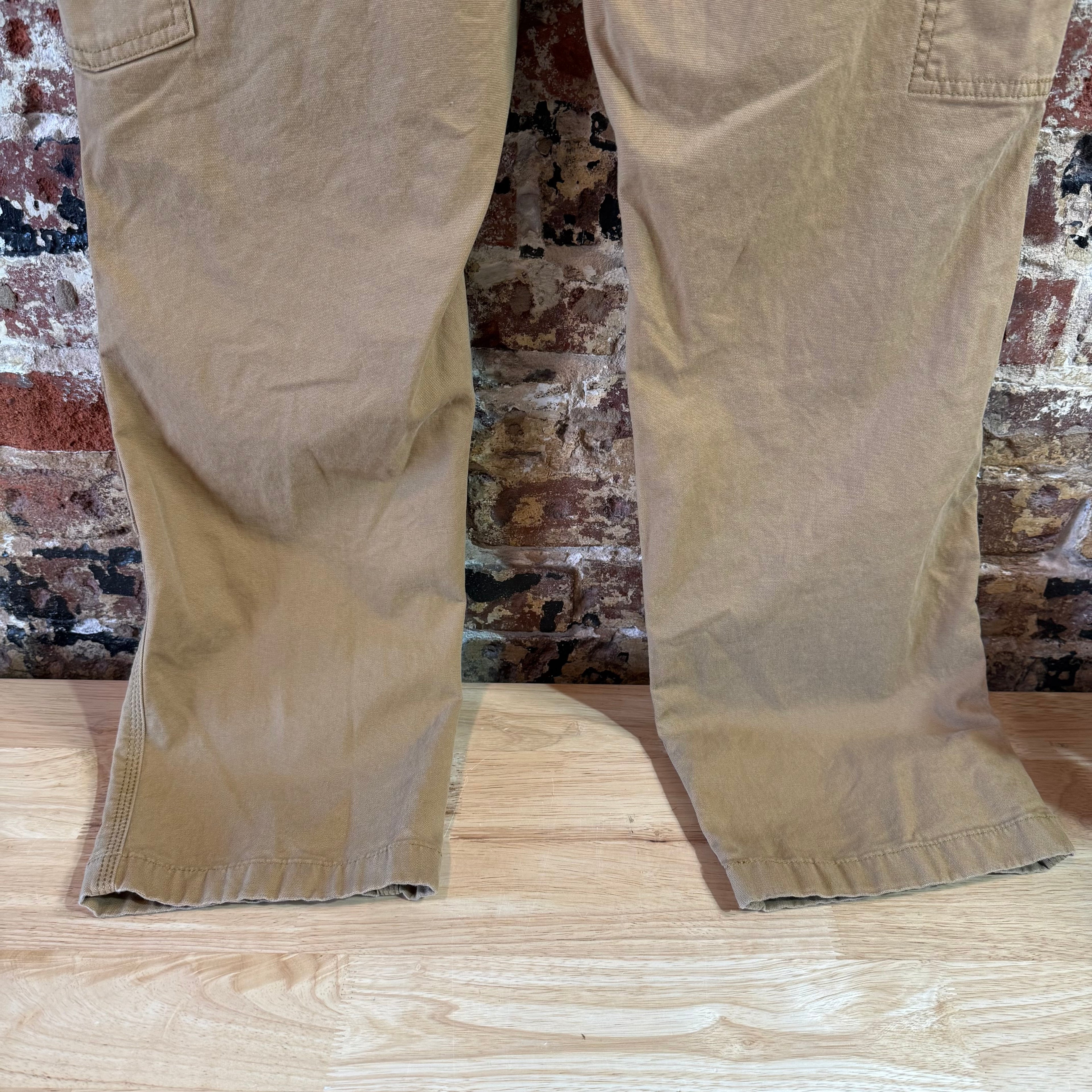 Carhartt Double Knee Brown Pants Mens 36x32