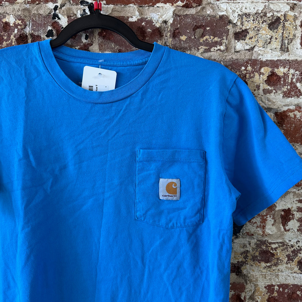 Carhartt Short Sleeve T-Shirt Boys Large 14-16 Blue