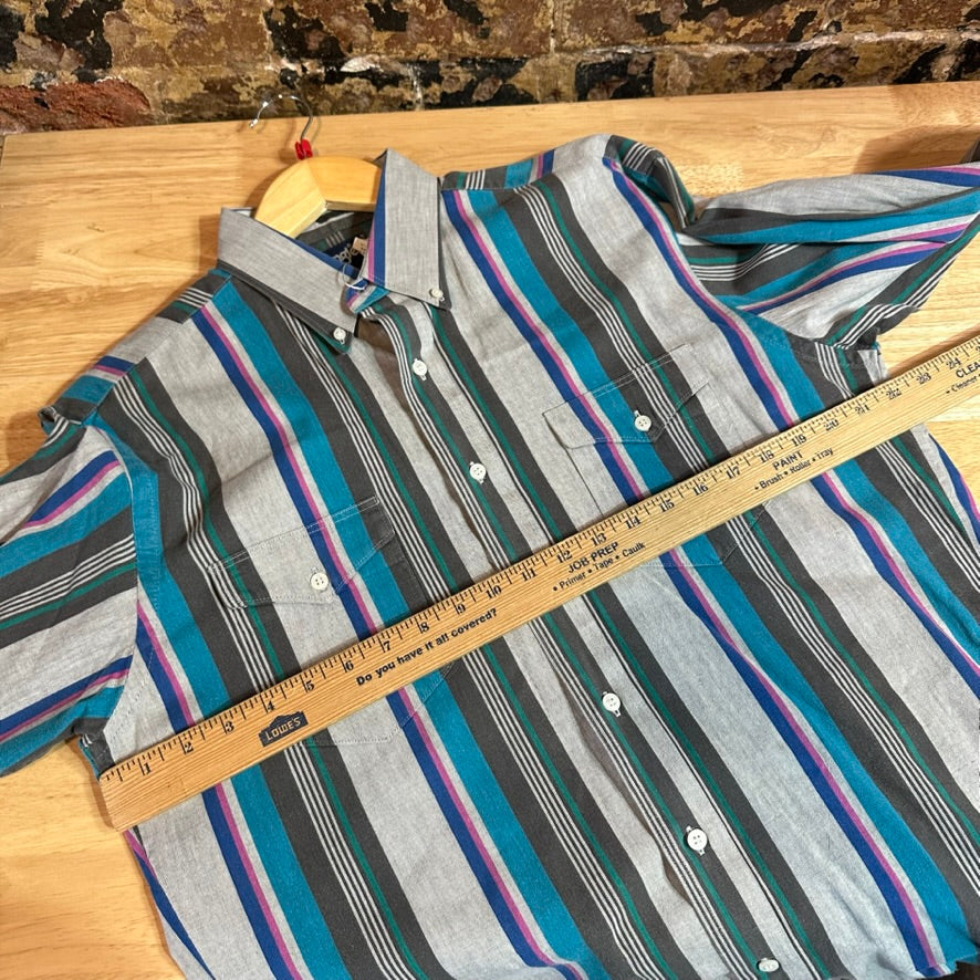 VTG Wrangler Men's Large Gray Western Shirt