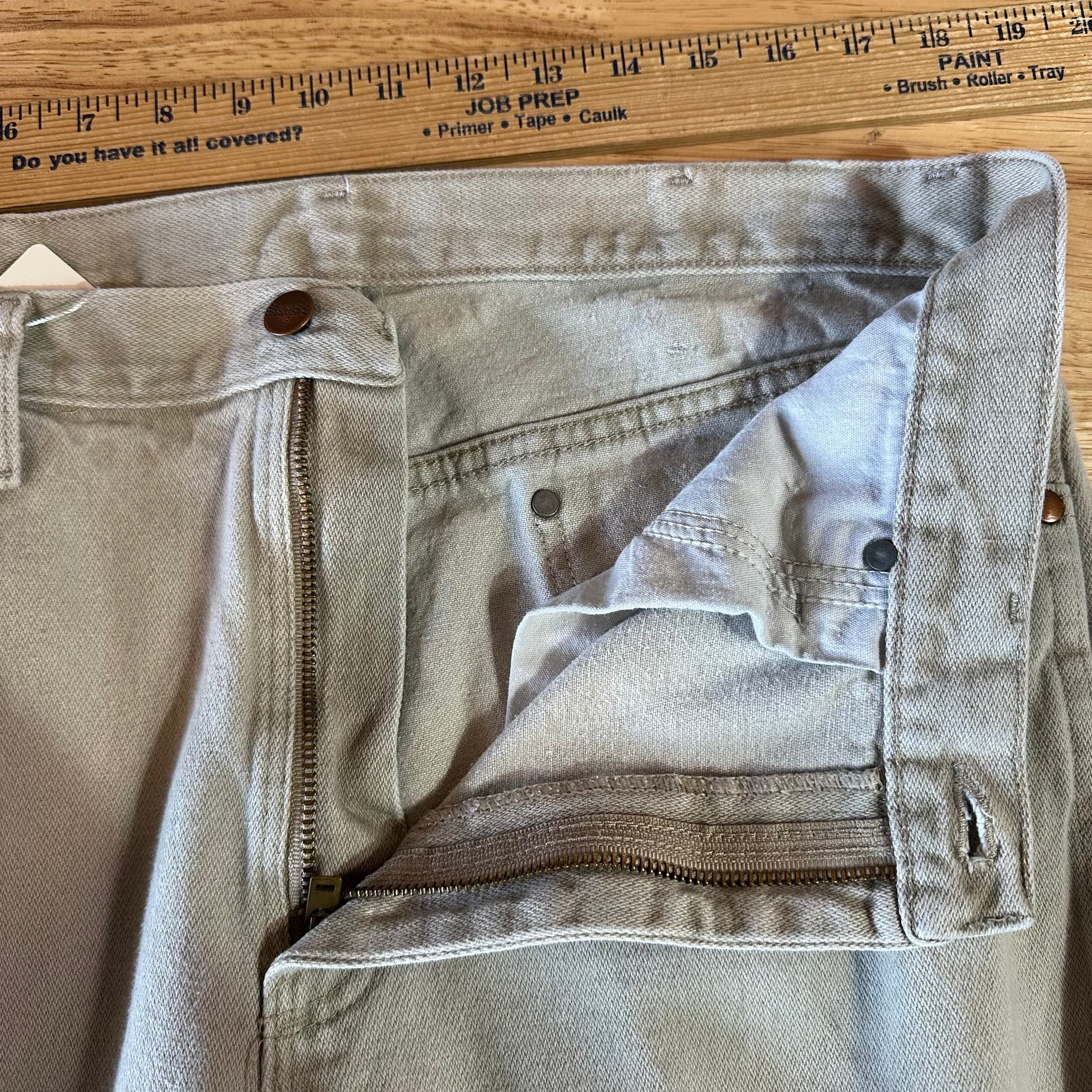 Wrangler Mens 34x34 Tan Jeans