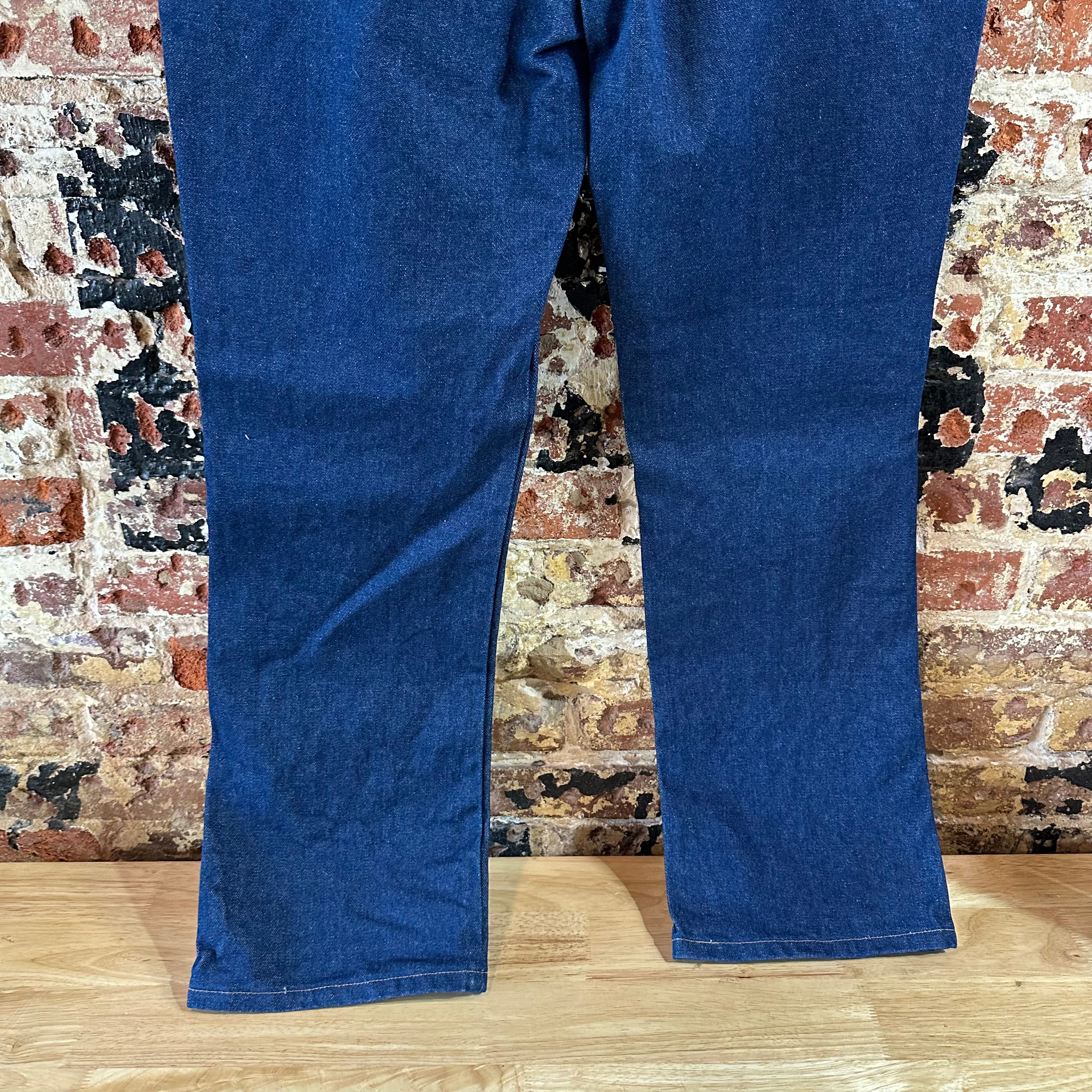 Wrangler Mens 36x32 Blue Jeans