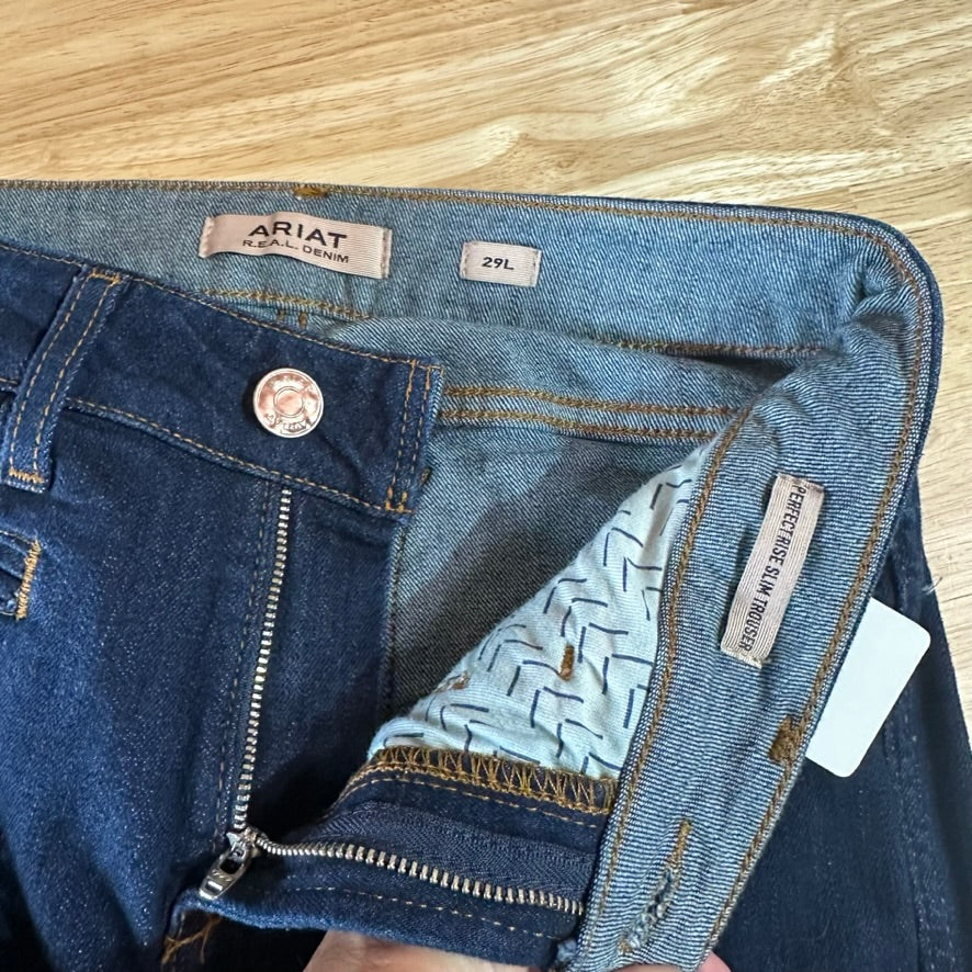 Ariat Perfect Rise Slim Womens 29L Jeans