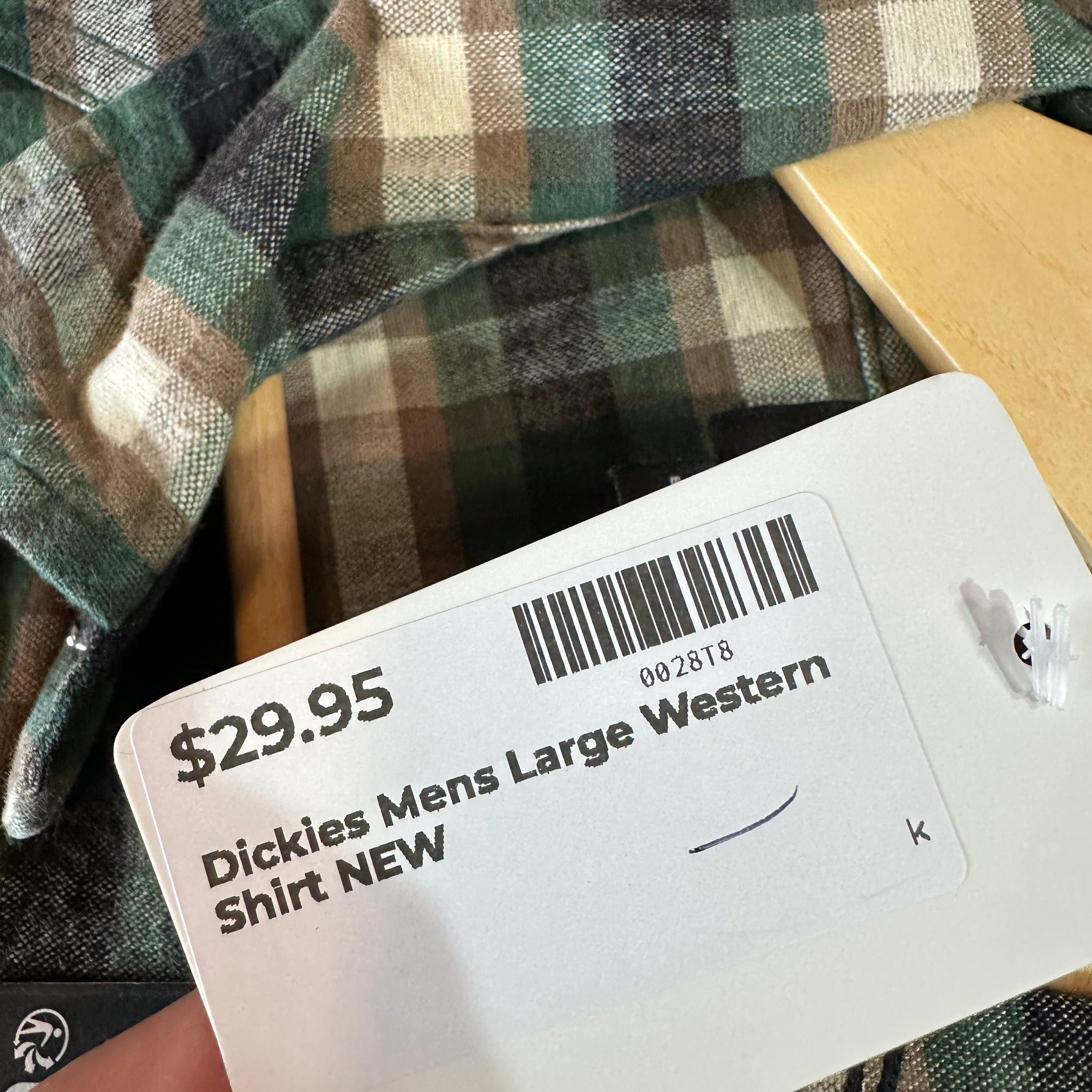 Carhartt Men's Large Western Button Shirt NEW