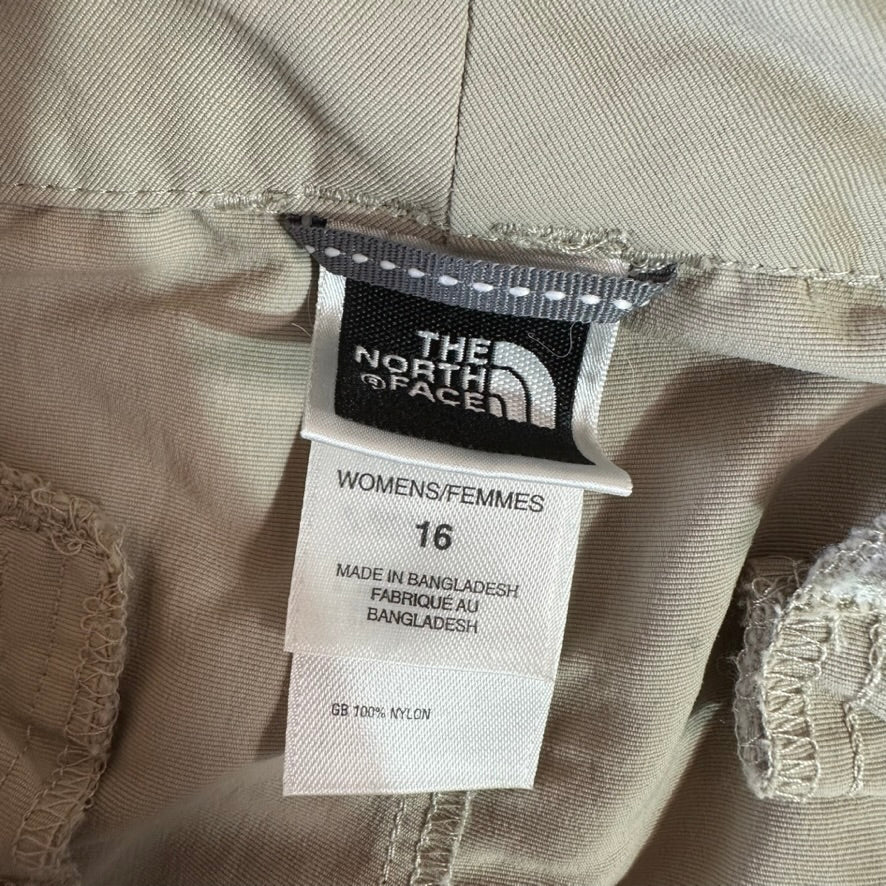 North Face Womens 16 Tan Capris