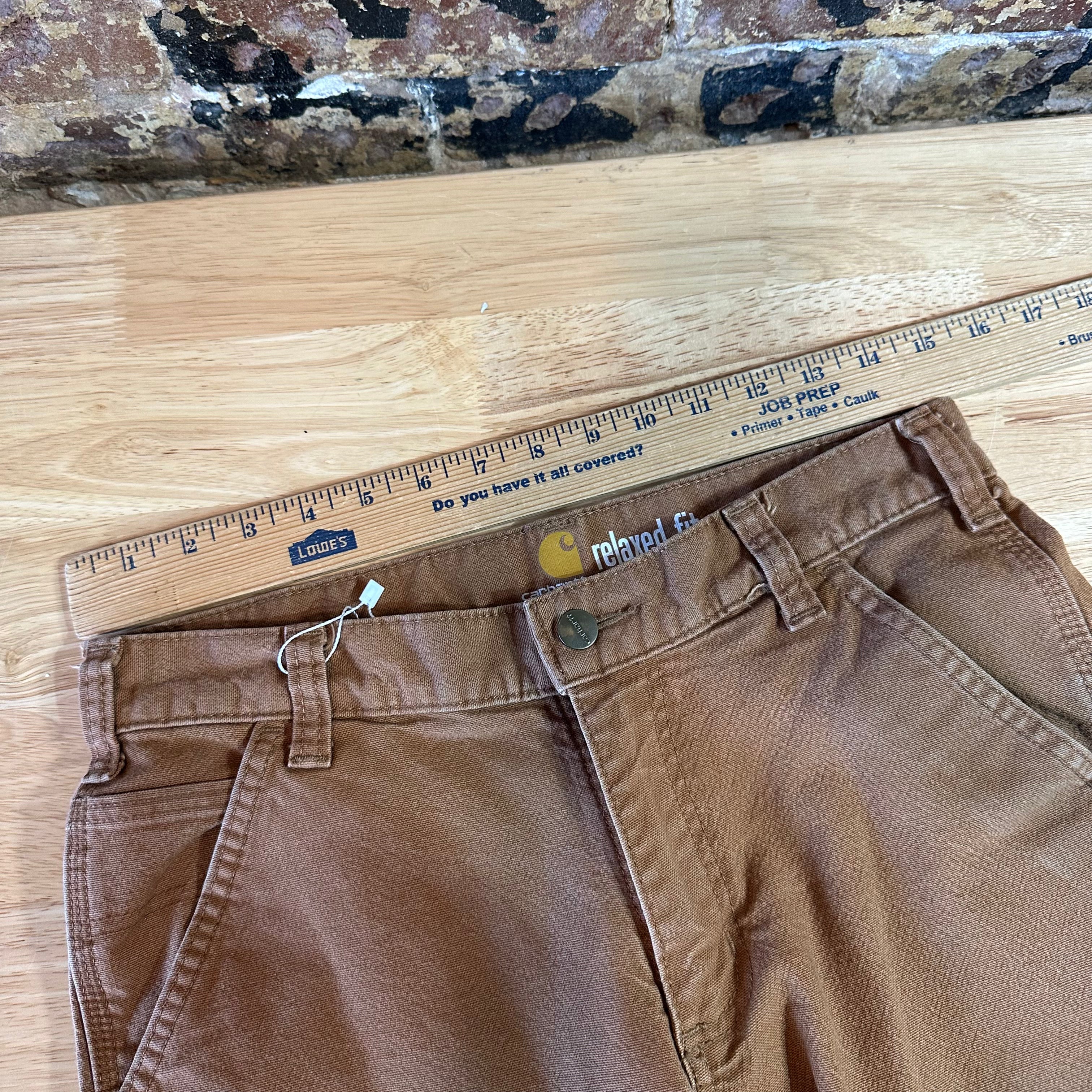 Carhartt Mens 30x32 Brown Pants