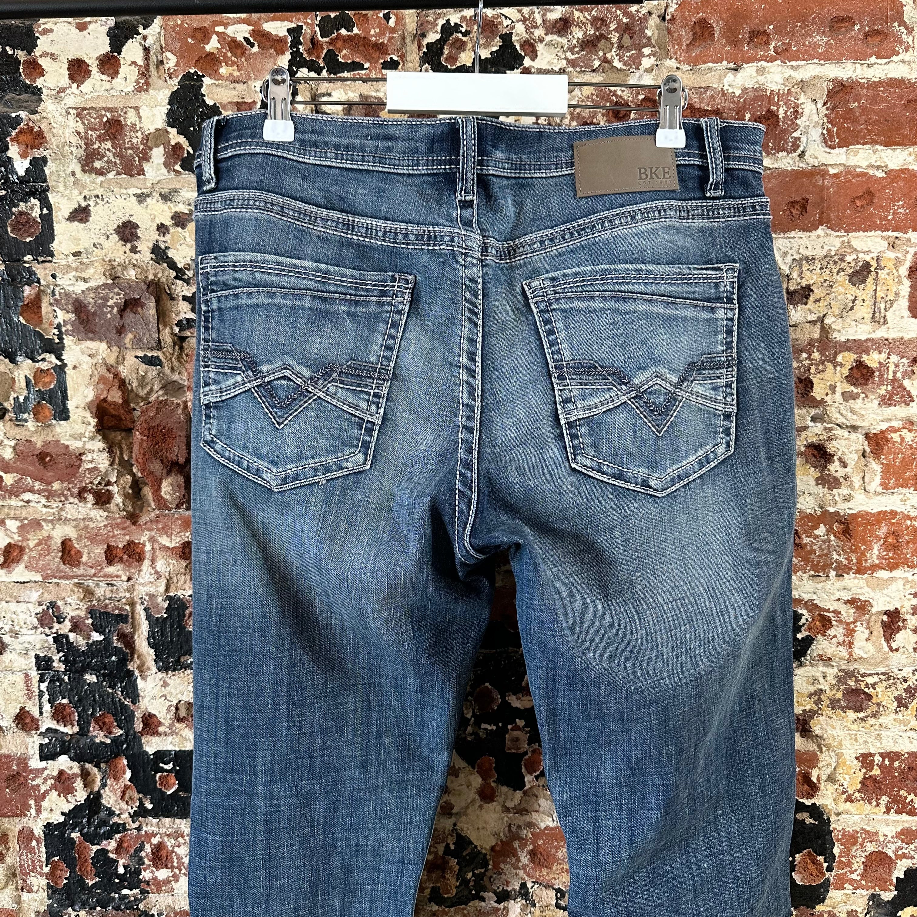 BKE Tyler Mens 36x34 Blue Jeans