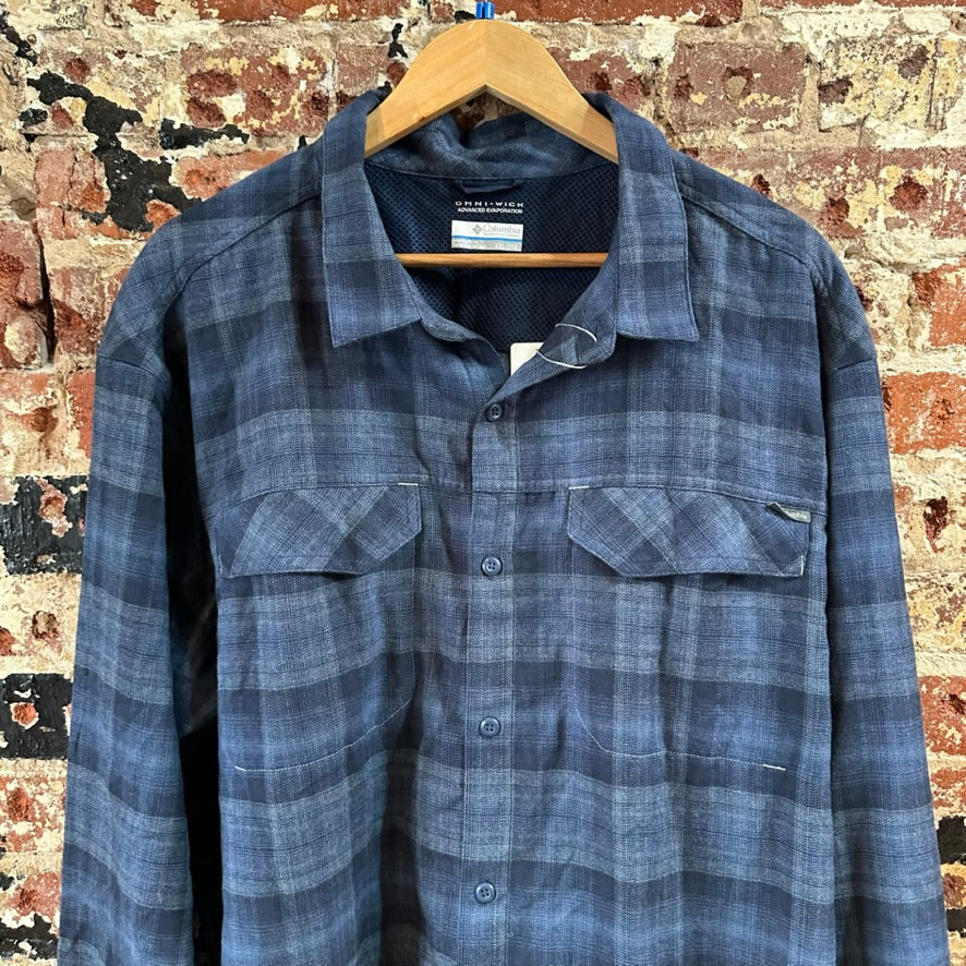 Columbia L/S Button Shirt Mens 2XL