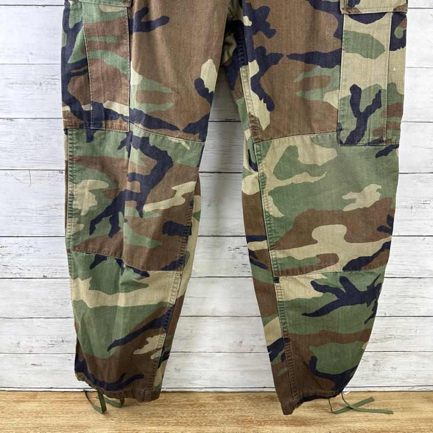 US Army cargo Pants Medium Reg Camo Combat Uniform Hot Weather Trousers 32x30"