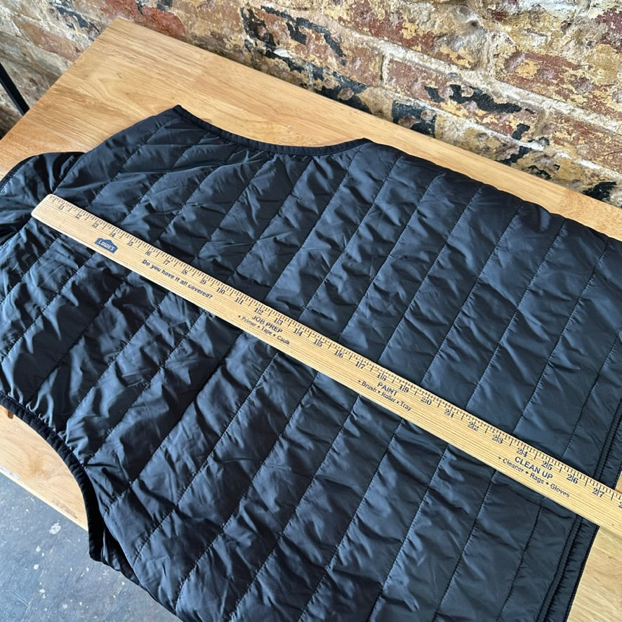 Carhartt Puffer Vest Rain Defender Mens Large Black Zip Up Relaxed