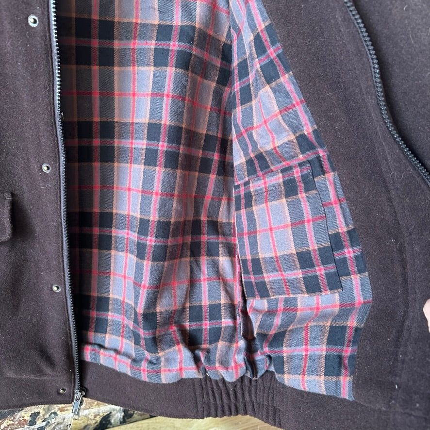 WALLS Western Snap Zip Closure Vest Mens Sz Small Fleece Cowboy