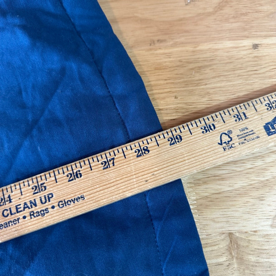 Magellan Outdoors Vest Men’s Medium Blue Tan Quilted Western Style Cowboy Snap