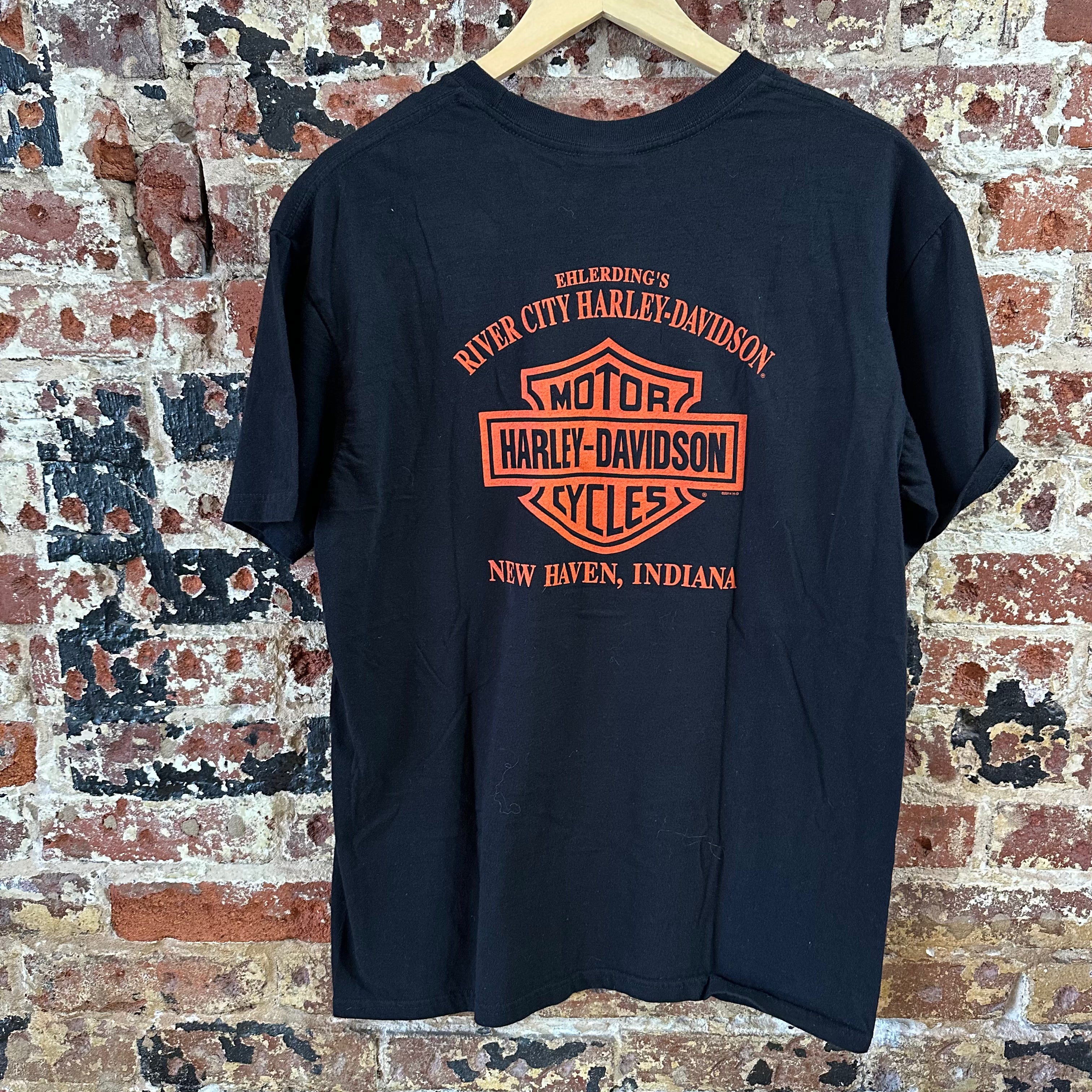 Harley Davidson T Shirt Mens Large Short Sleeve