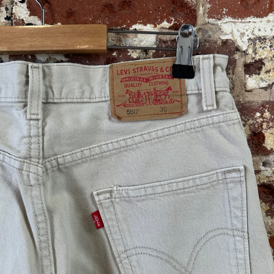 Levi's 550 Tan Shorts Mens 30