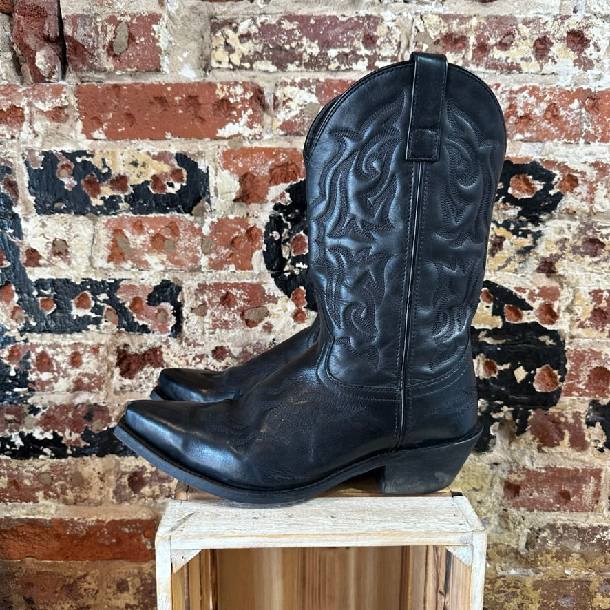 Laredo Western Black Boots Mens 9.5 EW