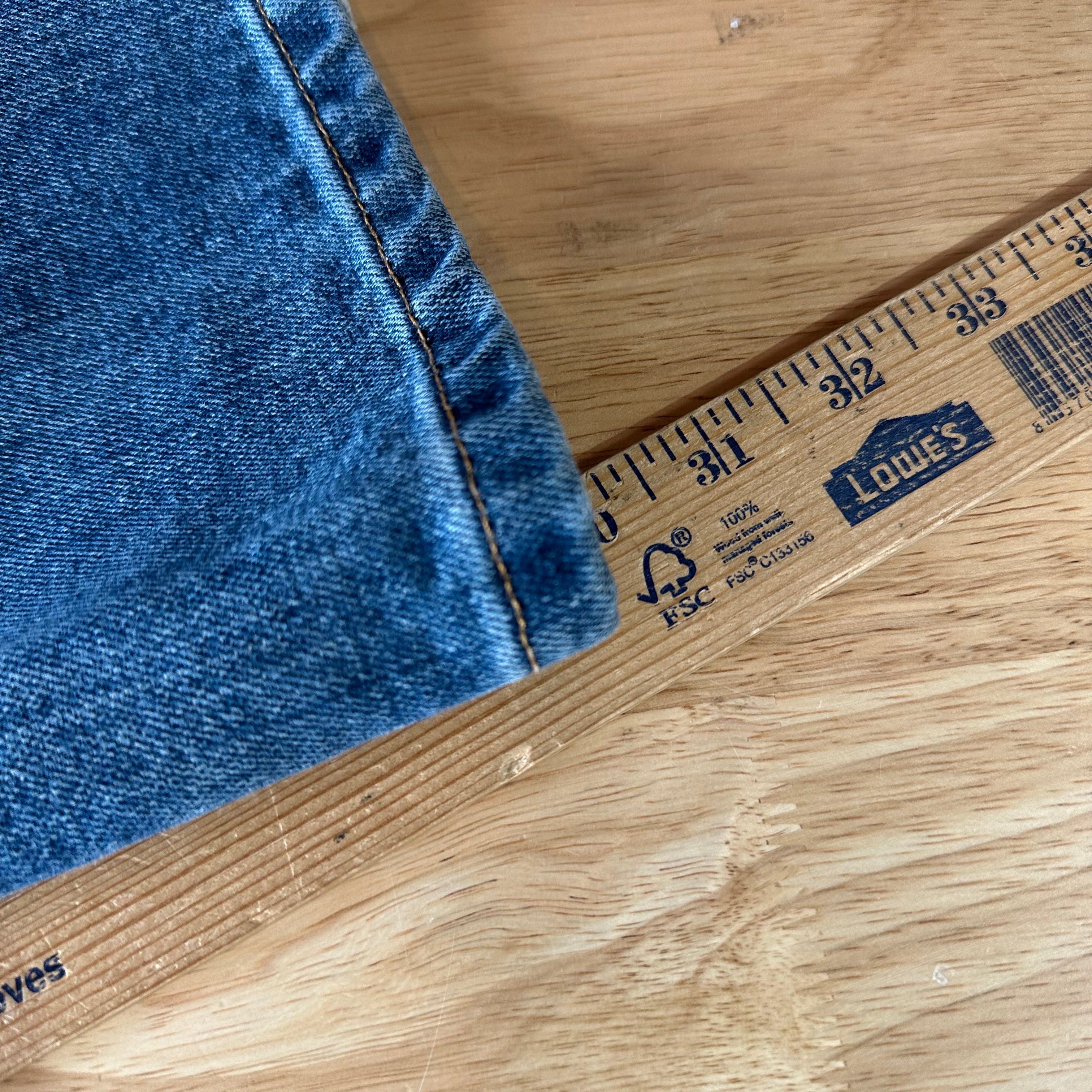 Carhartt Mens 34x30 Blue Jeans