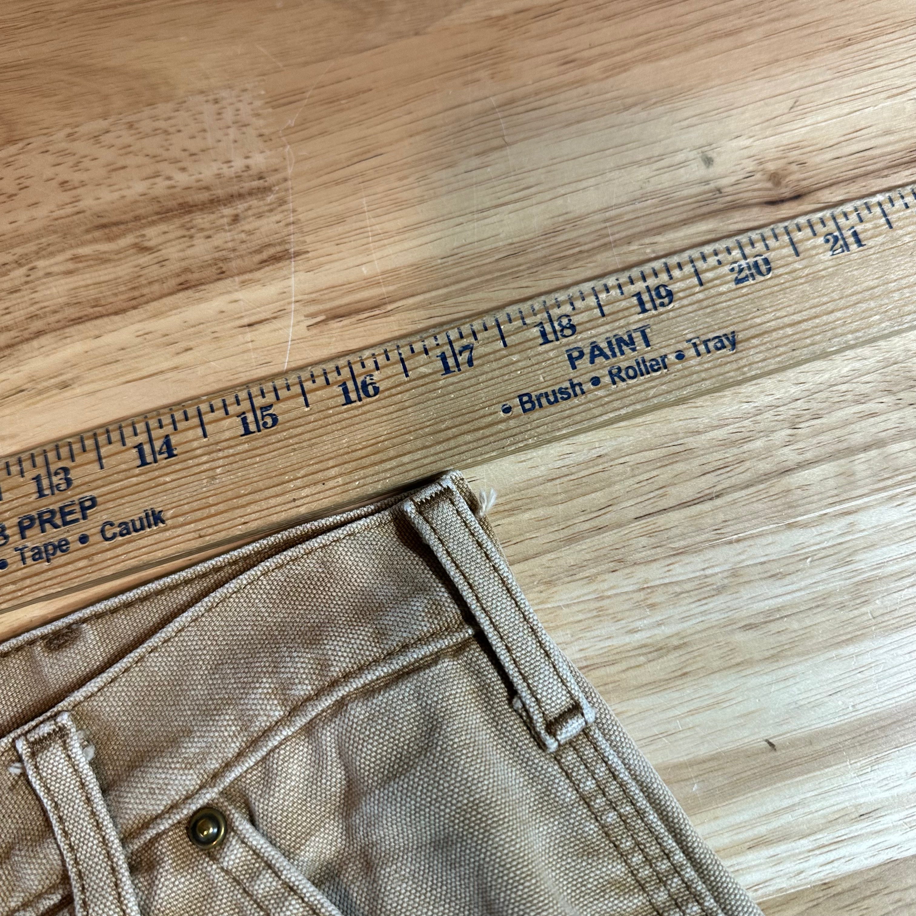 Carhartt B136 BRN Mens 34x34 Double Knee Pants