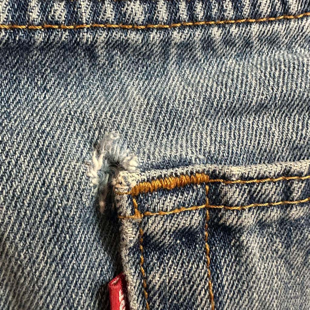 Levi's 501 Mens 34x32 Blue Jeans