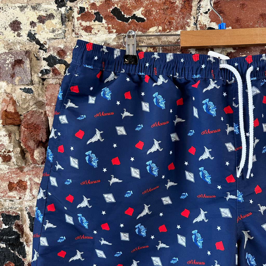 Magellan Mens 2XL Blue Arkansas Shorts