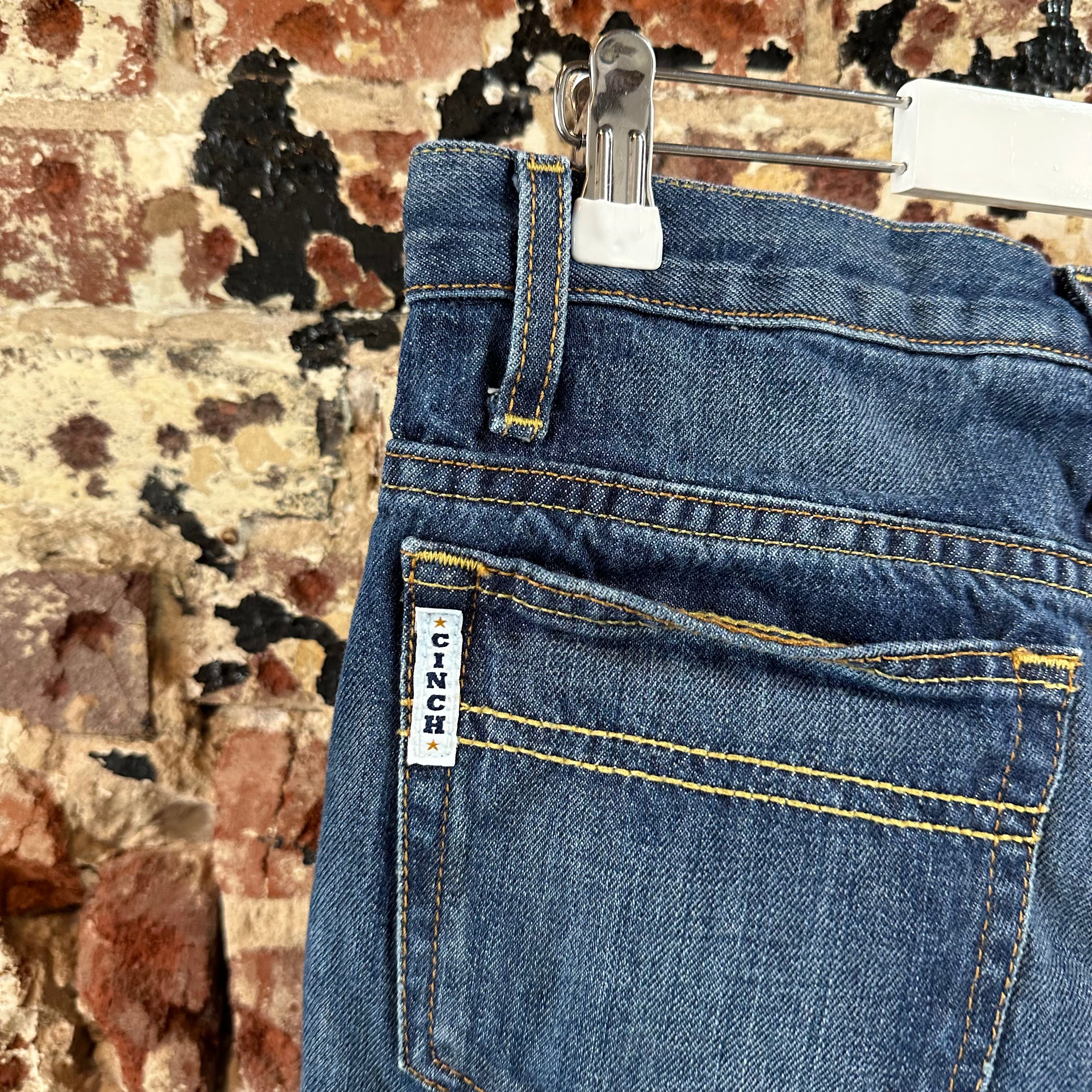 Cinch Mens 30x38 White label Blue Jeans