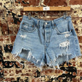 Levi's 501 Cut Off Jean Shorts Womens 30