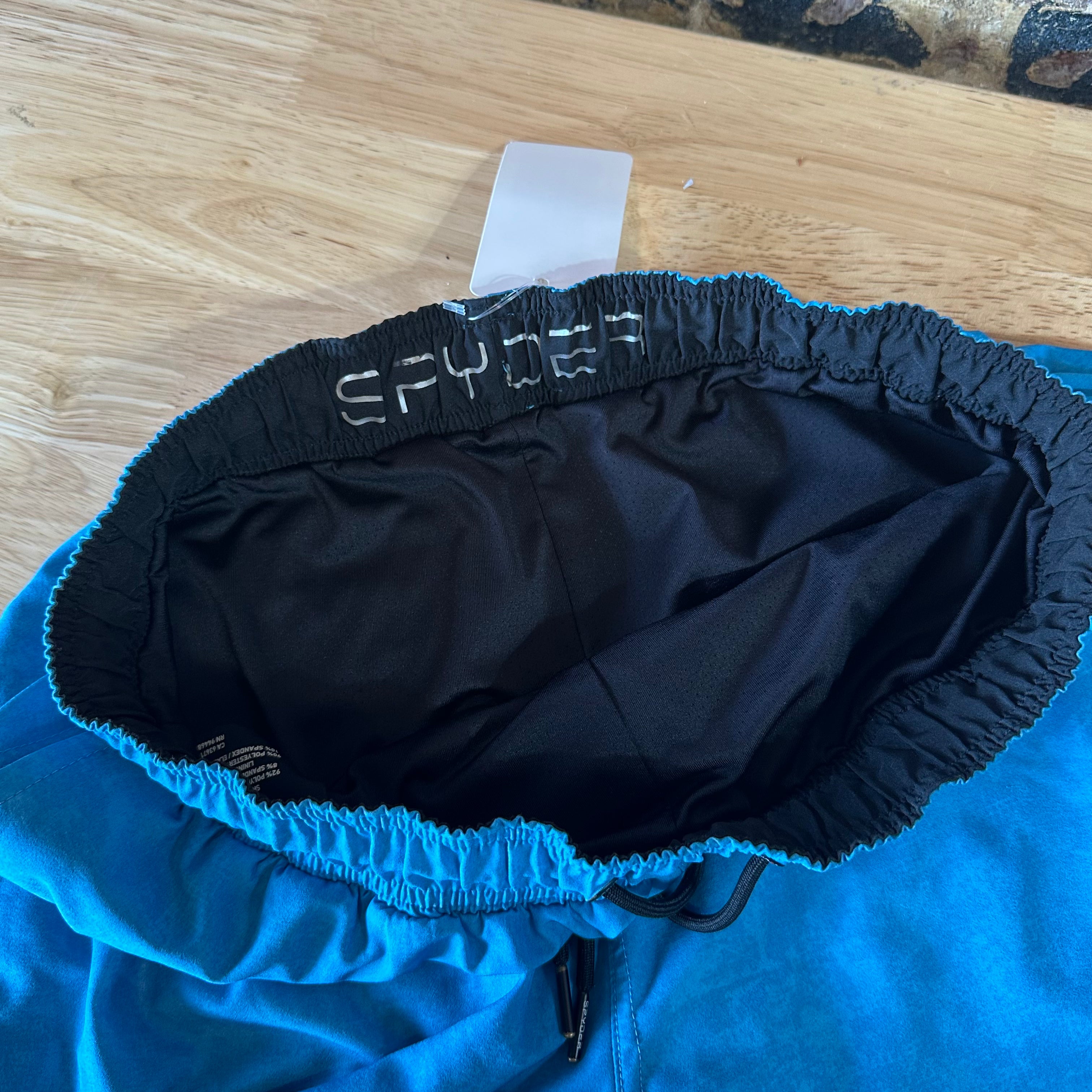 Spyder Blue Shorts Mens Large