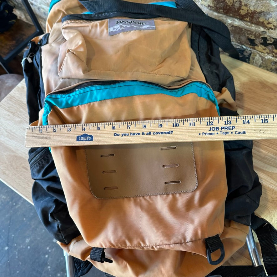 Vintage Jansport External Frame Hiking Camping Backpack Hip Pads USA