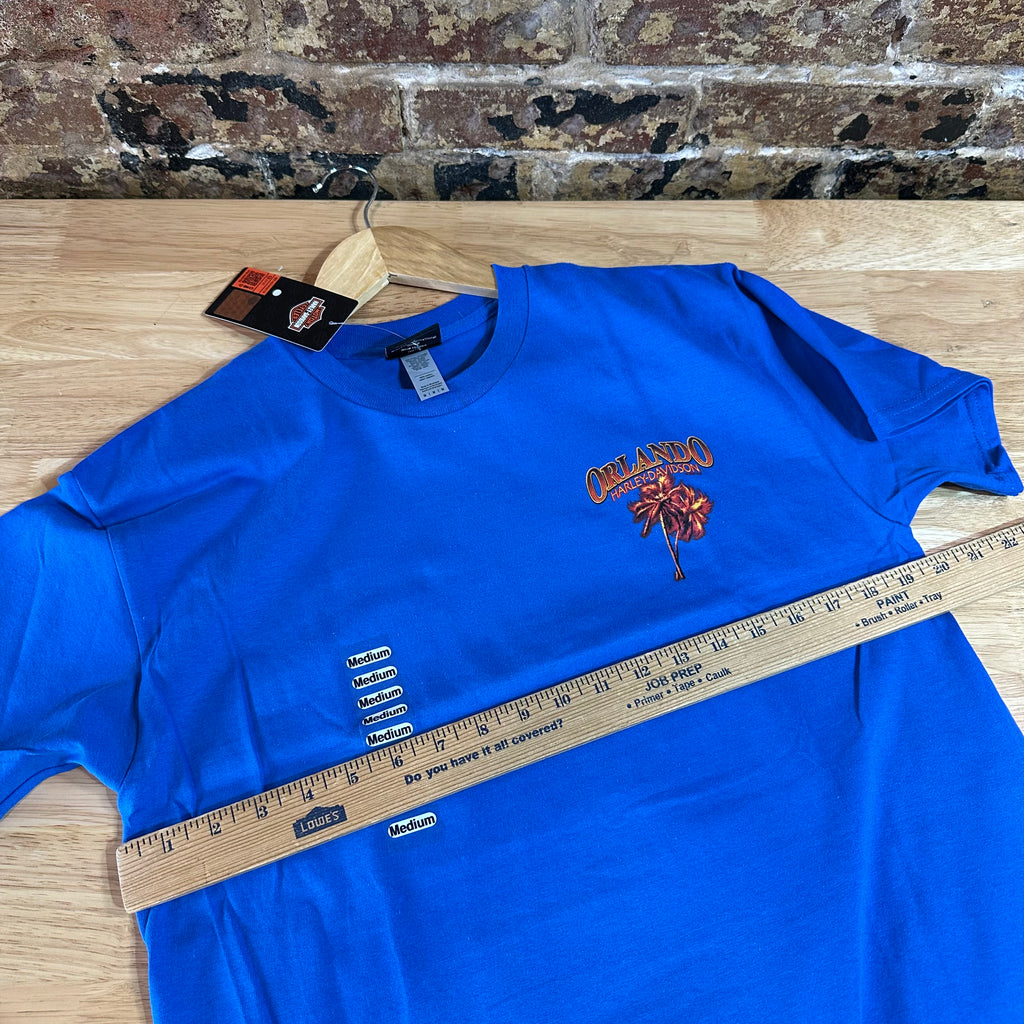 Harley Davidson Men's Medium Short Sleeve Blue T-Shirt