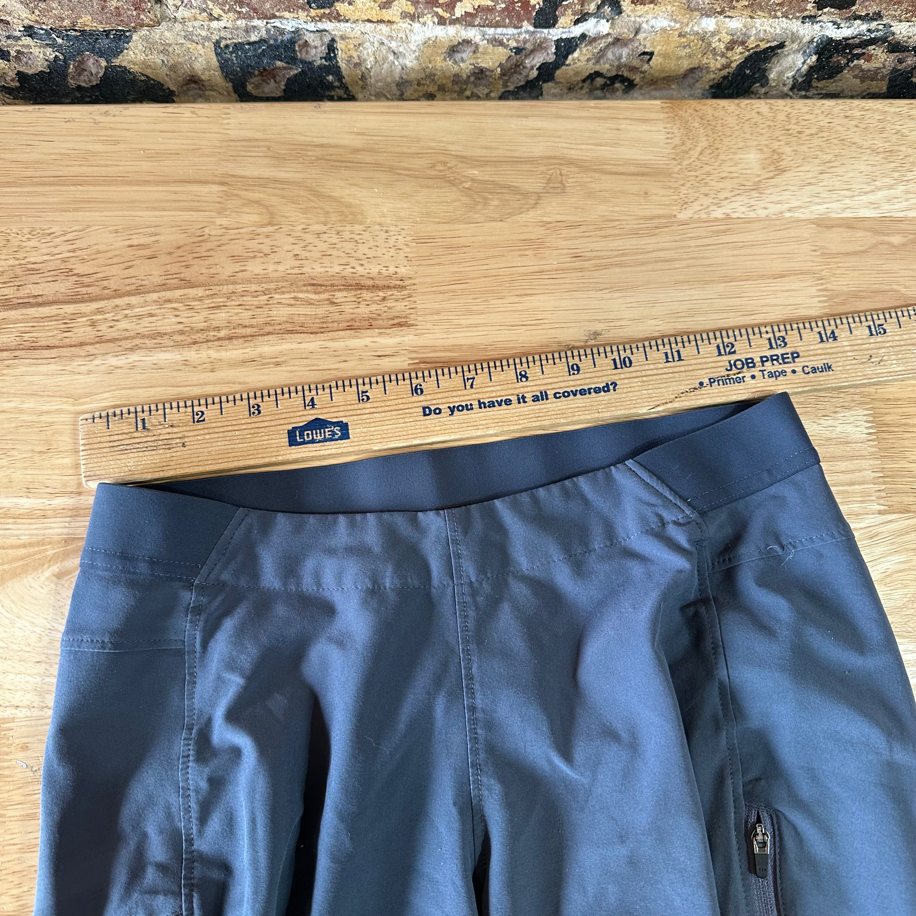 Patagonia Bike Shorts Womens 0 Blue Pull on 26x9.25" Lightweight
