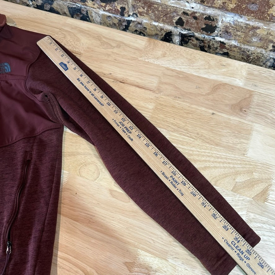 The North Face Norris Full Zip Mens Small reddish Long Sleeve Fleece Jacket