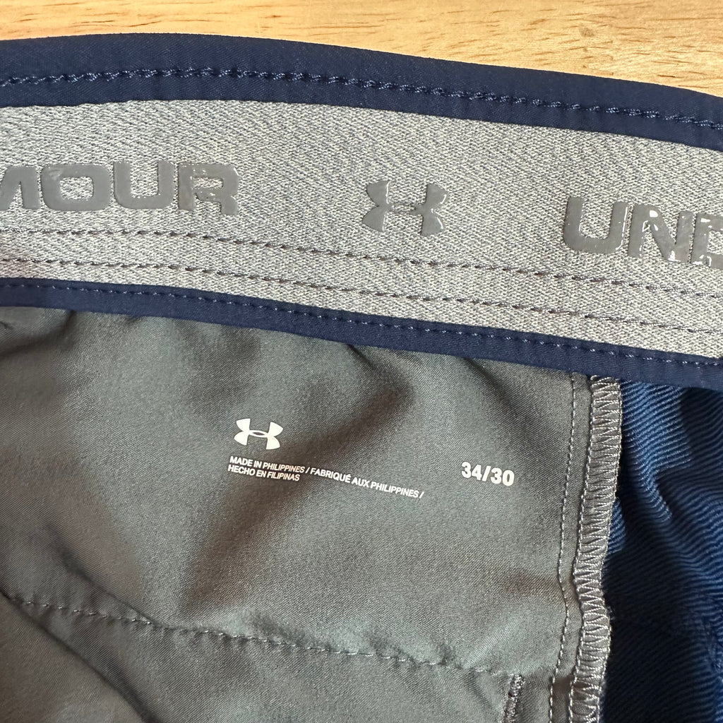 Under Armour Mens 34x30 Blue Pants