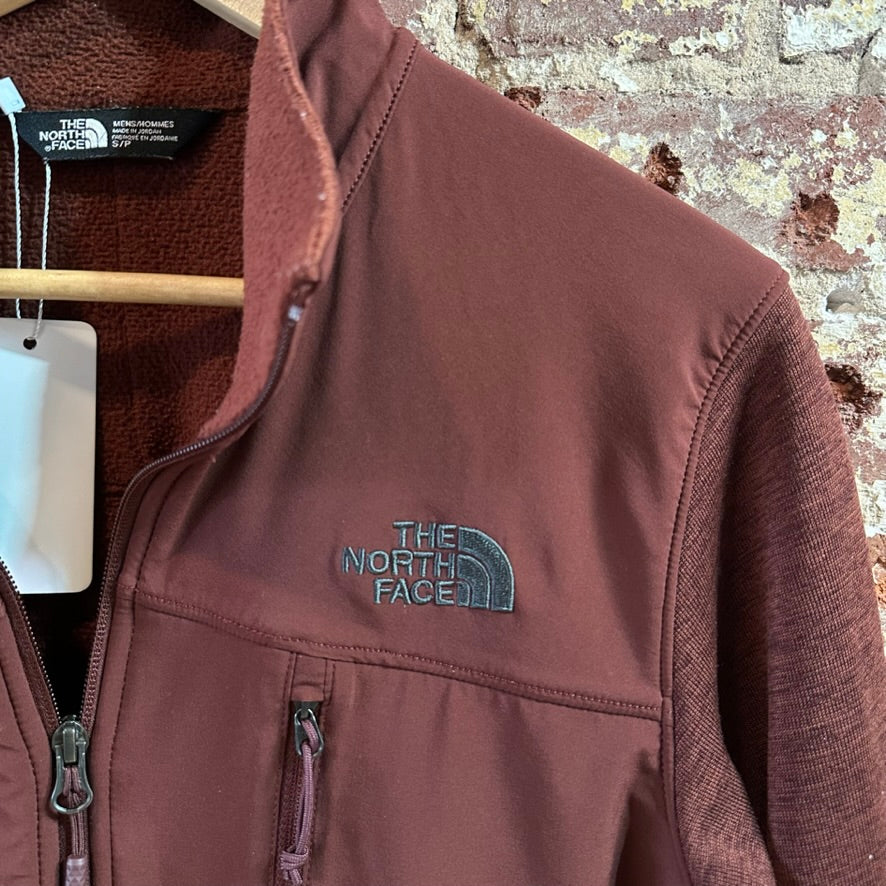 The North Face Norris Full Zip Mens Small reddish Long Sleeve Fleece Jacket