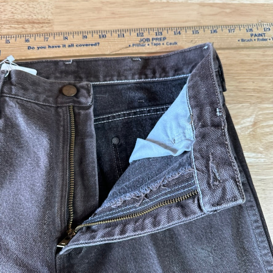Vintage Wrangler Mens 31x32 Brown Jeans