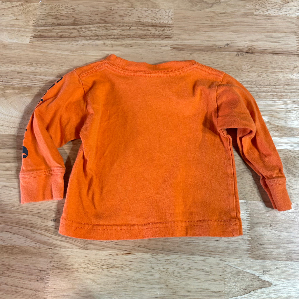 Carhartt Long Sleeve Little Wild One Boys 3M Outdoor Toddler Bear Orange