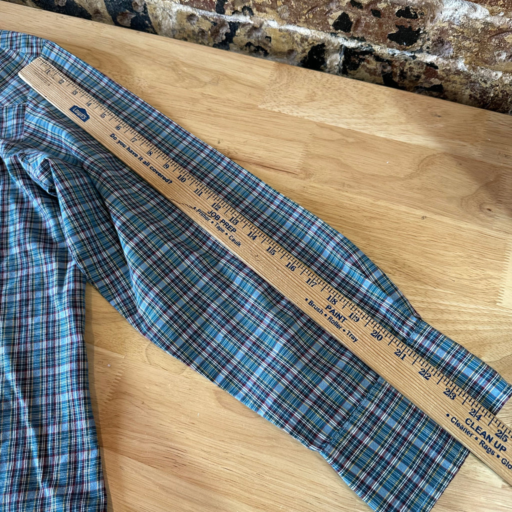 Wrangler Men's Large Plaid Western Shirt