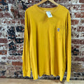 Carhartt Men's XL Original Fit Long Sleeve T Shirt Pocket T Mustard yellow