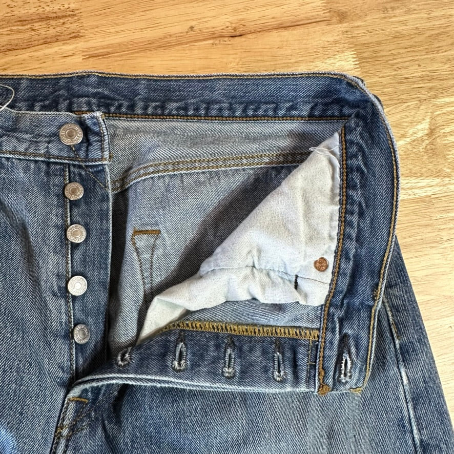 Levi's 501 Mens 34x30 Blue Jeans